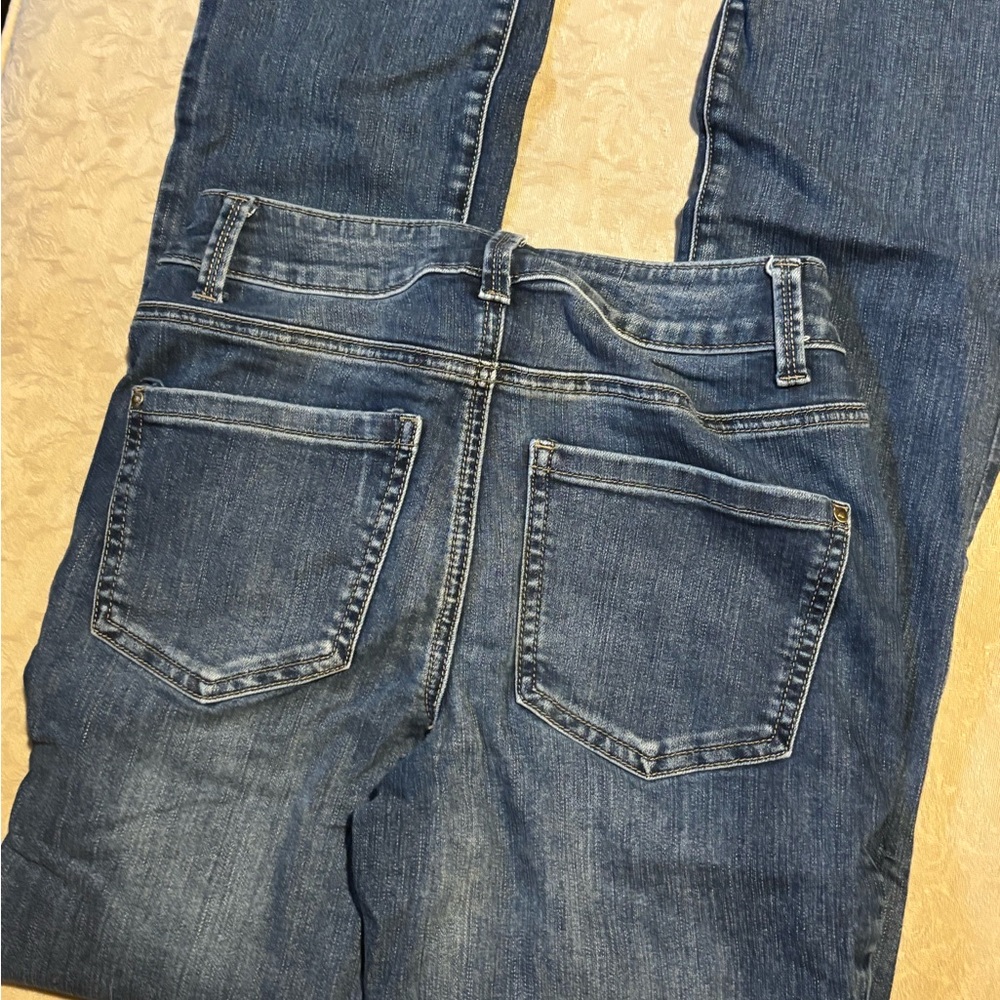 Maurices Dark Blue Flare Jeans - Picture 3 of 5